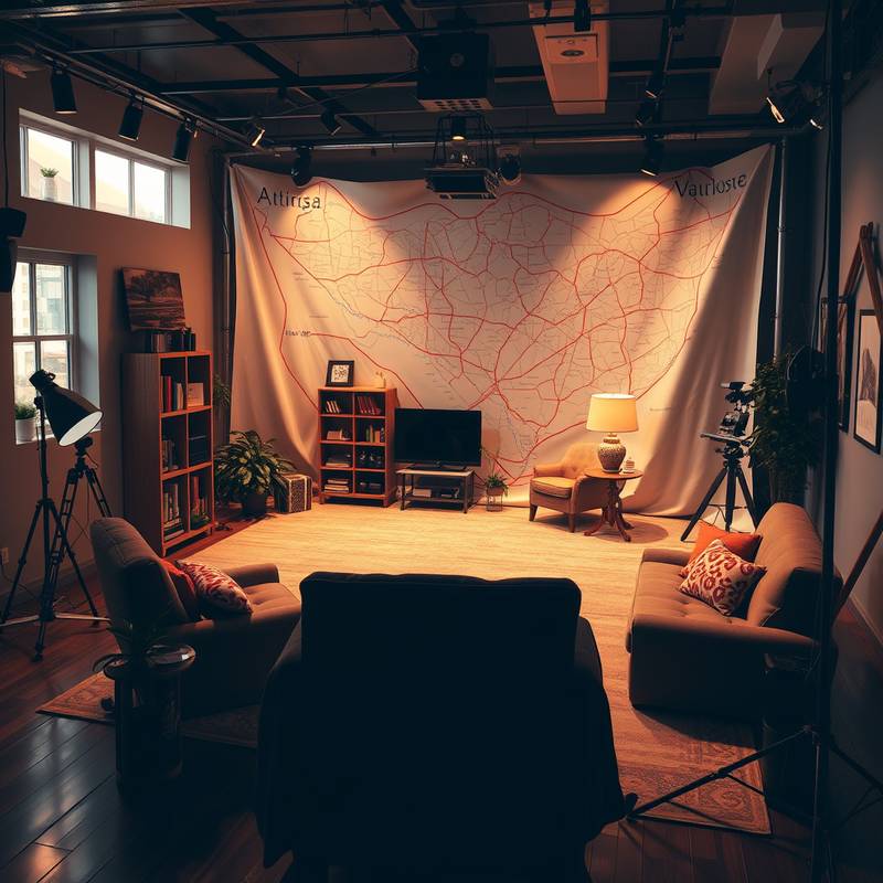 Karte zum Standort des Fotostudios